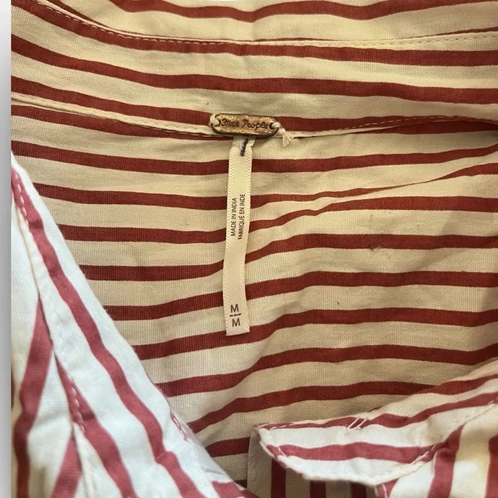 FREE PEOPLE Ophelia Corset Button Down